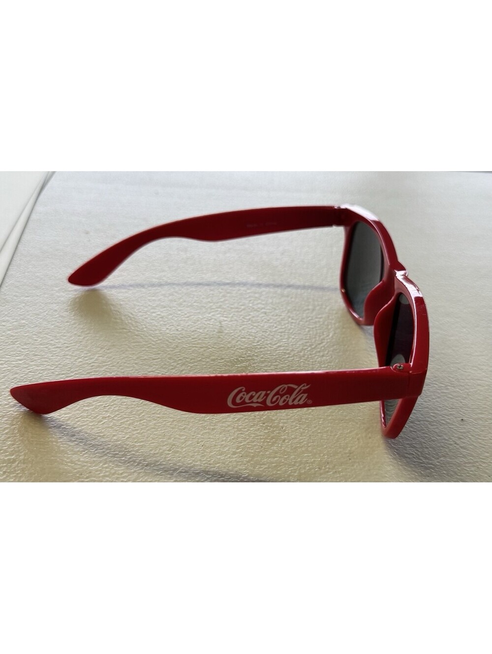VTG Coca-Cola Black & Red Sunglasses UV Protection Promotional Collectible